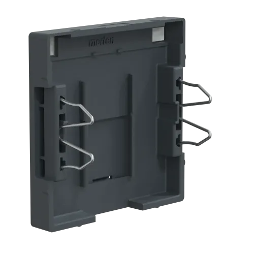 Накладка компьютерной розетки RJ45, одинарная, антрацит, Merten MTN465814