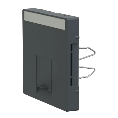 Накладка компьютерной розетки RJ45, одинарная, антрацит, Merten MTN465814