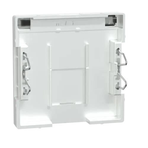 Накладка компьютерной розетки RJ45, одинарная, алюминий, Merten MTN465860