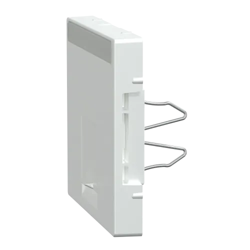 Накладка компьютерной розетки RJ45, одинарная, алюминий, Merten MTN465860