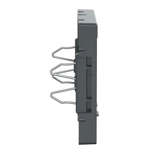 Накладка компьютерной розетки RJ45, двойная, антрацит, Merten MTN466514
