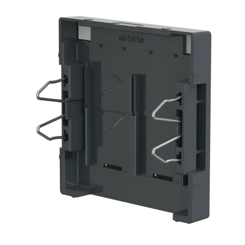 Накладка компьютерной розетки RJ45, двойная, антрацит, Merten MTN466514