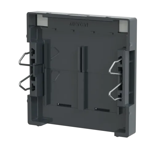 Накладка компьютерной розетки RJ45, двойная, антрацит, Merten MTN466514