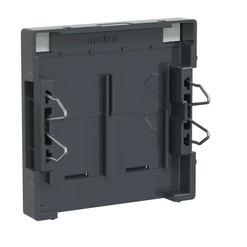 Накладка компьютерной розетки RJ45, двойная, антрацит, Merten MTN466514