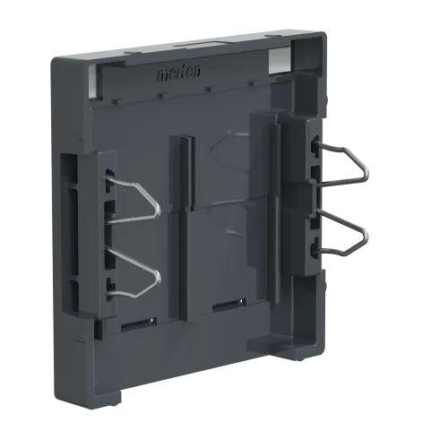 Накладка компьютерной розетки RJ45, двойная, антрацит, Merten MTN466514