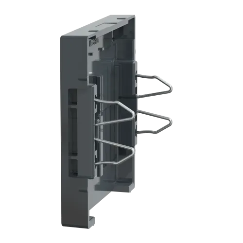 Накладка компьютерной розетки RJ45, двойная, антрацит, Merten MTN466514