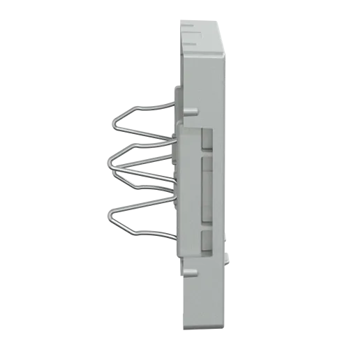 Накладка компьютерной розетки RJ45, двойная, алюминий, Merten MTN466560