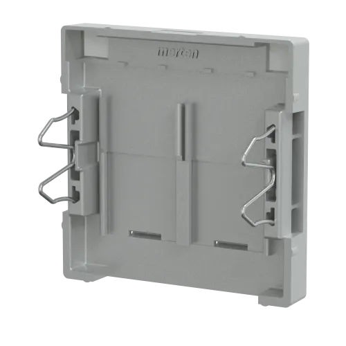Накладка компьютерной розетки RJ45, двойная, алюминий, Merten MTN466560