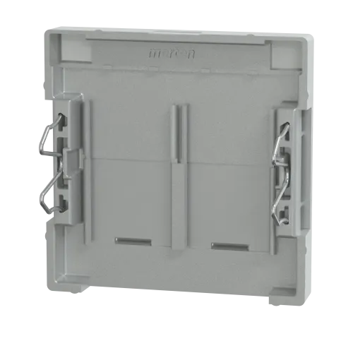 Накладка компьютерной розетки RJ45, двойная, алюминий, Merten MTN466560