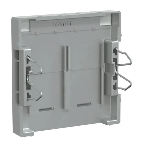 Накладка компьютерной розетки RJ45, двойная, алюминий, Merten MTN466560