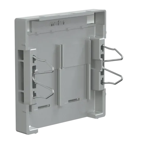Накладка компьютерной розетки RJ45, двойная, алюминий, Merten MTN466560