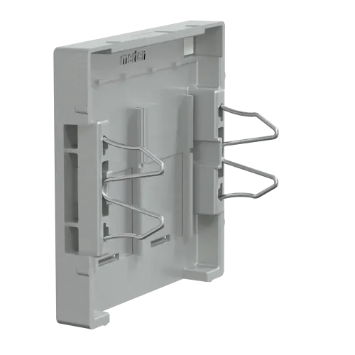 Накладка компьютерной розетки RJ45, двойная, алюминий, Merten MTN466560