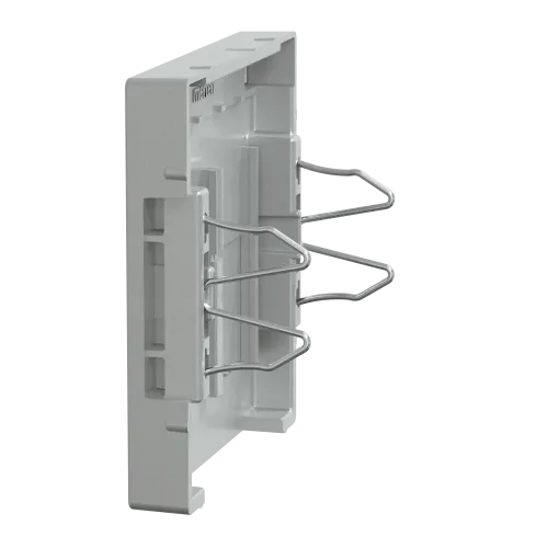 Накладка компьютерной розетки RJ45, двойная, алюминий, Merten MTN466560