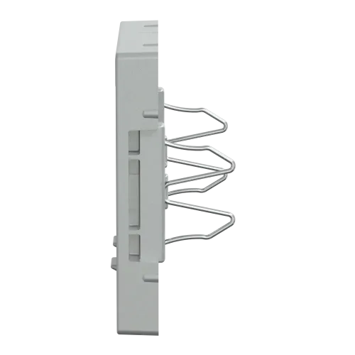 Накладка компьютерной розетки RJ45, двойная, алюминий, Merten MTN466560