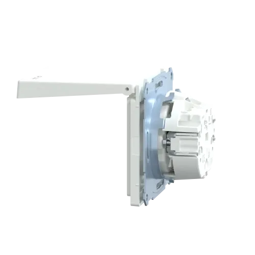 Розетка электрическая с крышкой, IP44, белый лотос, Merten MTN2314-6035
