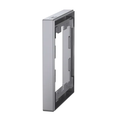 Рамка 1 пост, нержавеющая сталь, Merten MTN4010-6536