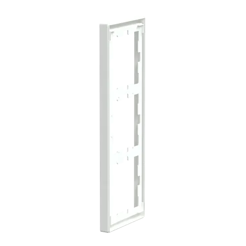 Рамка 3 поста, белый лотос, Merten MTN4030-6535