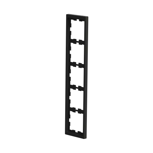Рамка 5 постов, антрацит, Merten MTN4050-6534
