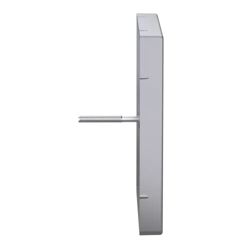 Накладка телевизионной розетки, нержавеющая сталь, Merten MTN4123-6036