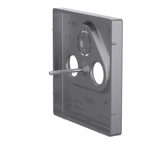 Накладка телевизионной розетки, нержавеющая сталь, Merten MTN4123-6036