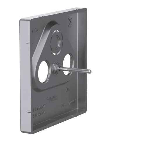 Накладка телевизионной розетки, нержавеющая сталь, Merten MTN4123-6036