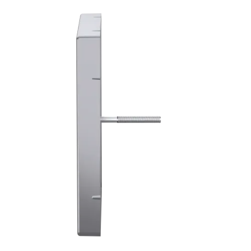Накладка телевизионной розетки, нержавеющая сталь, Merten MTN4123-6036