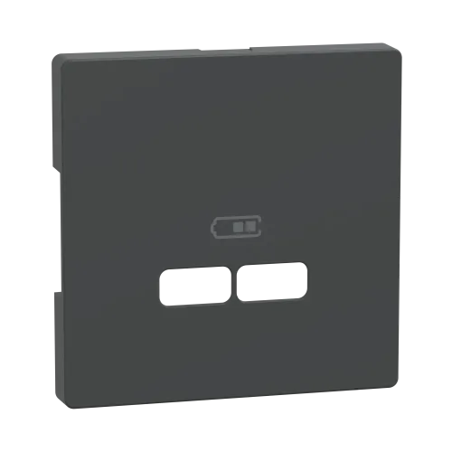 Накладка USB розетки, антрацит, Merten MTN4367-6034