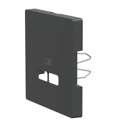 Накладка USB розетки, антрацит, Merten MTN4367-6034