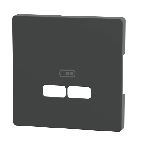 Накладка USB розетки, антрацит, Merten MTN4367-6034