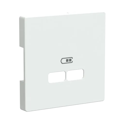 Накладка USB розетки, белый лотос, Merten MTN4367-6035