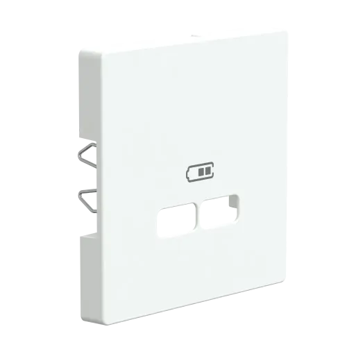 Накладка USB розетки, белый лотос, Merten MTN4367-6035