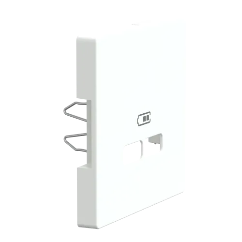 Накладка USB розетки, белый лотос, Merten MTN4367-6035