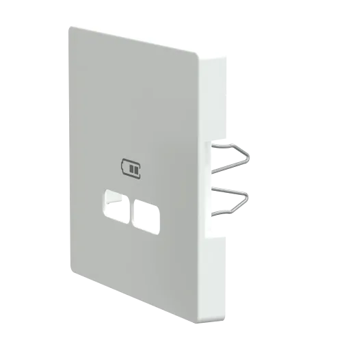 Накладка USB розетки, белый лотос, Merten MTN4367-6035