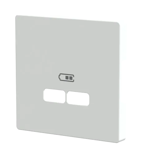 Накладка USB розетки, белый лотос, Merten MTN4367-6035