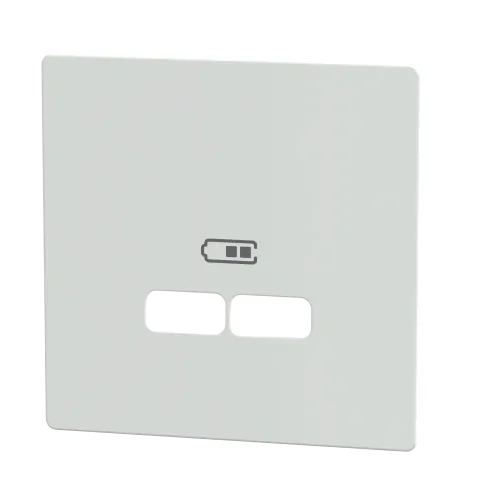 Накладка USB розетки, белый лотос, Merten MTN4367-6035