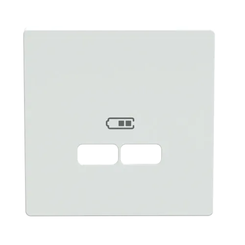 Накладка USB розетки, белый лотос, Merten MTN4367-6035