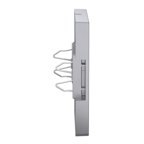Накладка USB розетки, нержавеющая сталь, Merten MTN4367-6036