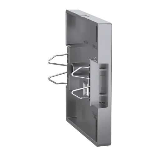 Накладка USB розетки, нержавеющая сталь, Merten MTN4367-6036