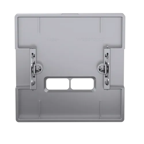 Накладка USB розетки, нержавеющая сталь, Merten MTN4367-6036