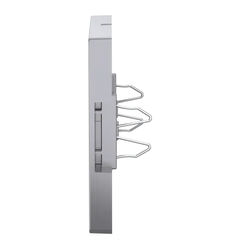 Накладка USB розетки, нержавеющая сталь, Merten MTN4367-6036