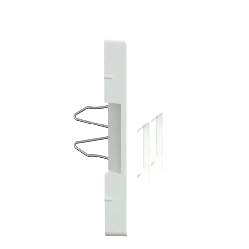 Накладка компьютерной розетки RJ45, двойная, белый лотос, Merten MTN4572-6035