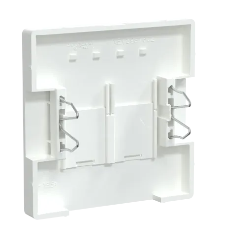 Накладка компьютерной розетки RJ45, двойная, белый лотос, Merten MTN4572-6035