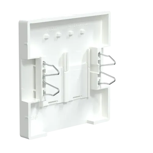 Накладка компьютерной розетки RJ45, двойная, белый лотос, Merten MTN4572-6035