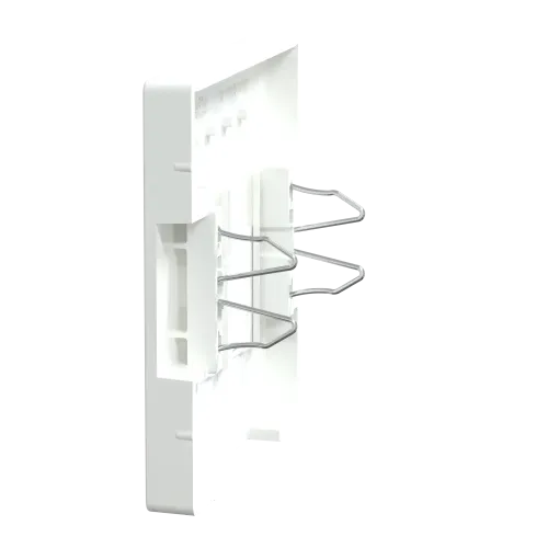 Накладка компьютерной розетки RJ45, двойная, белый лотос, Merten MTN4572-6035