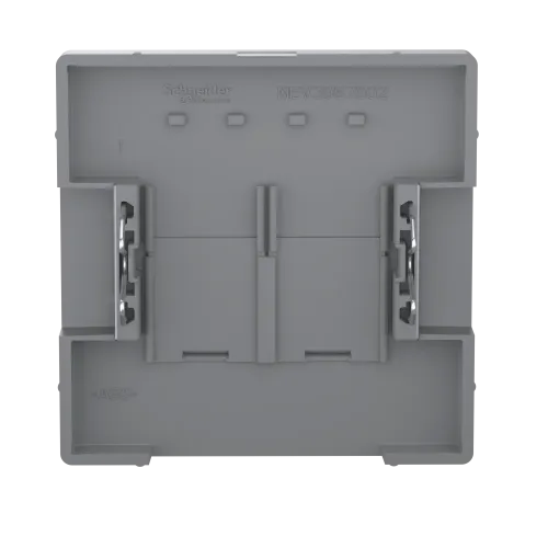 Накладка компьютерной розетки RJ45, двойная, нержавеющая сталь, Merten MTN4572-6036