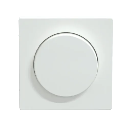 Накладка диммера поворотного, белый лотос, Merten MTN5250-6035