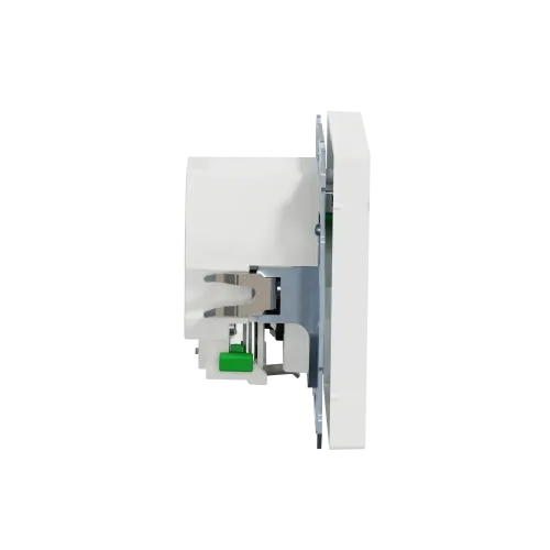 Розетка с заземлением и USB тип A+C, белый матовый, Merten MTN2367-6037