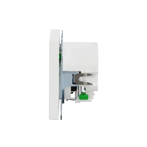 Розетка с заземлением и USB тип A+C, белый матовый, Merten MTN2367-6037