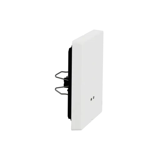 Клавиша двойная с подсветкой, белый матовый, Merten MTN3420-6037