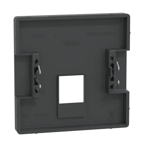 Накладка телефонной розетки RJ12, антрацит, Merten MTN4215-6034
